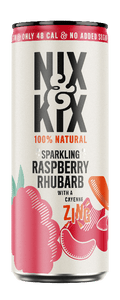 Raspberry Rhubarb 12 x 250ml Drinks Nix & Kix 