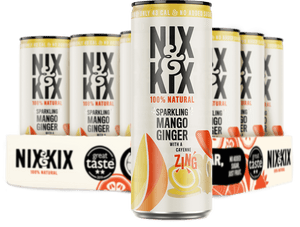 Mango Ginger 12 x 250ml Drinks Nix & Kix 