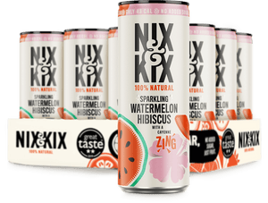 Watermelon Hibiscus 12 x 250ml Drinks Nix & Kix 