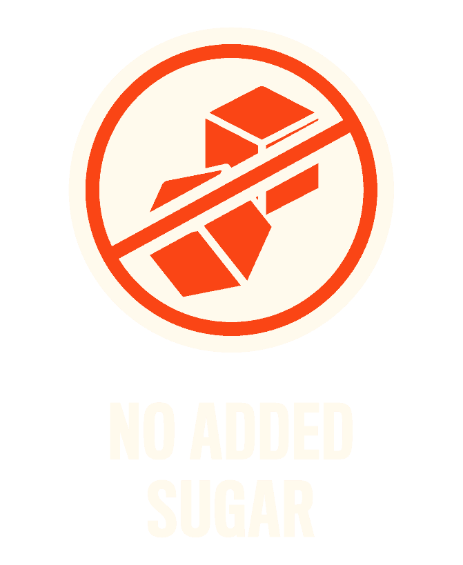 No added sugar label