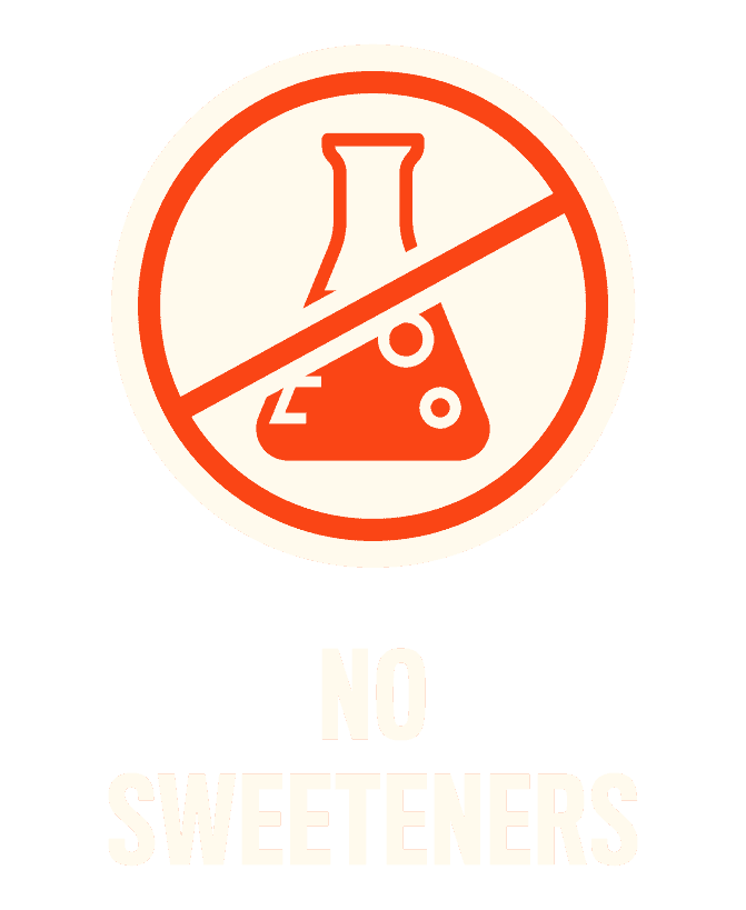 No sweetener label